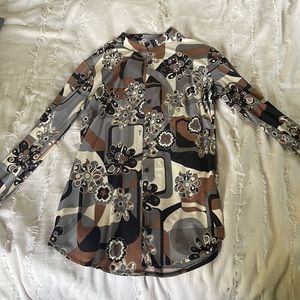 Vintage 70s floral tunic